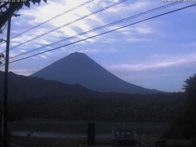 西湖からの富士山
