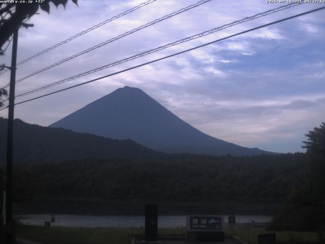 西湖からの富士山