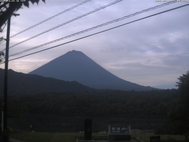 西湖からの富士山