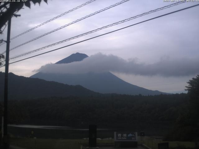 西湖からの富士山