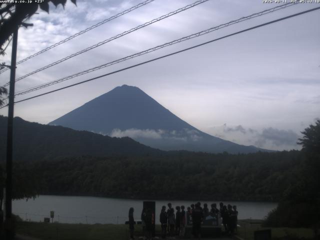 西湖からの富士山
