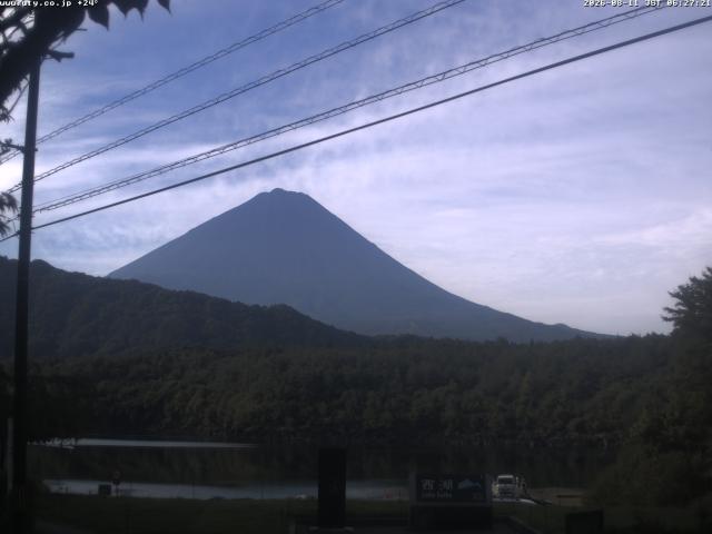 西湖からの富士山