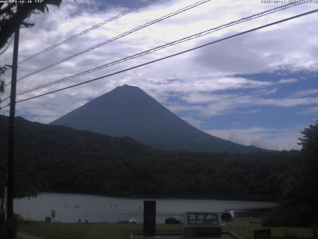 西湖からの富士山