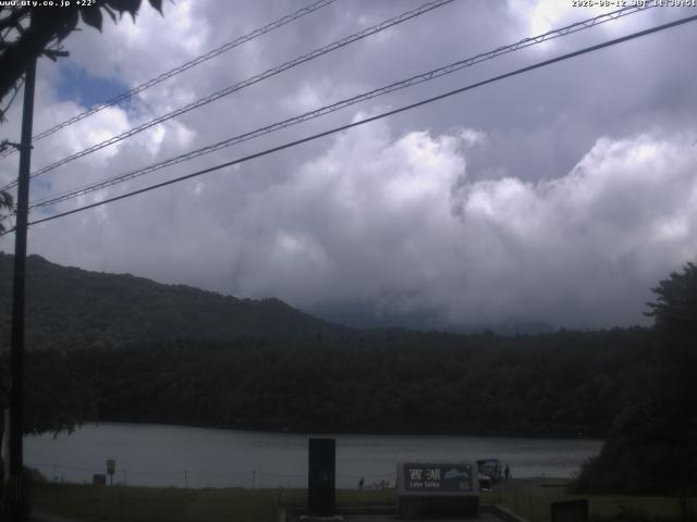 西湖からの富士山