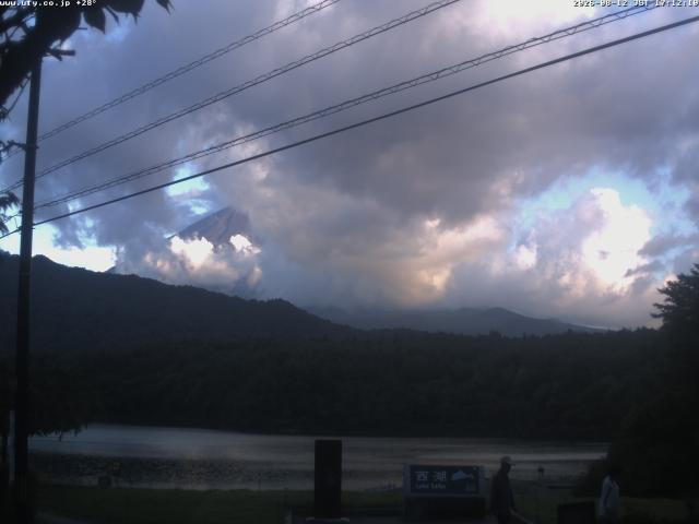 西湖からの富士山