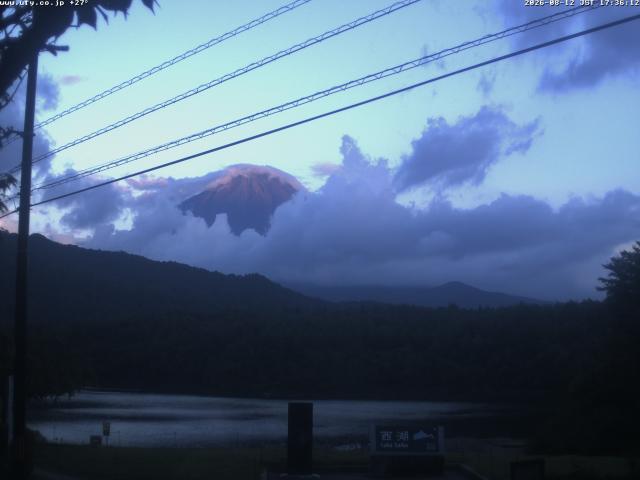 西湖からの富士山