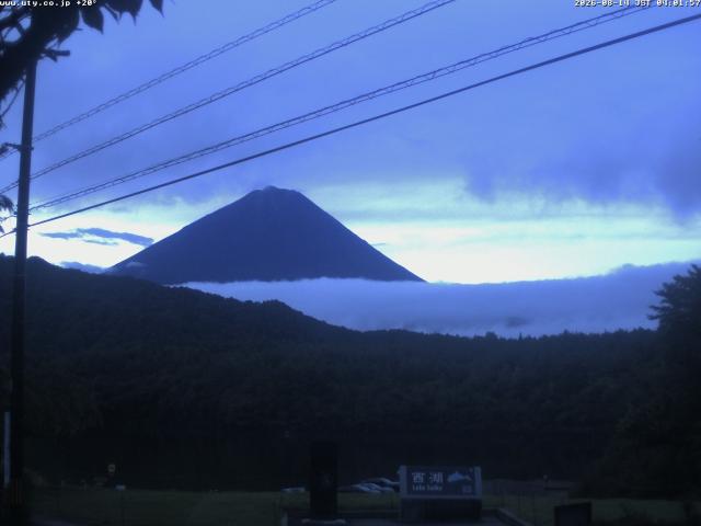 西湖からの富士山