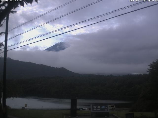 西湖からの富士山