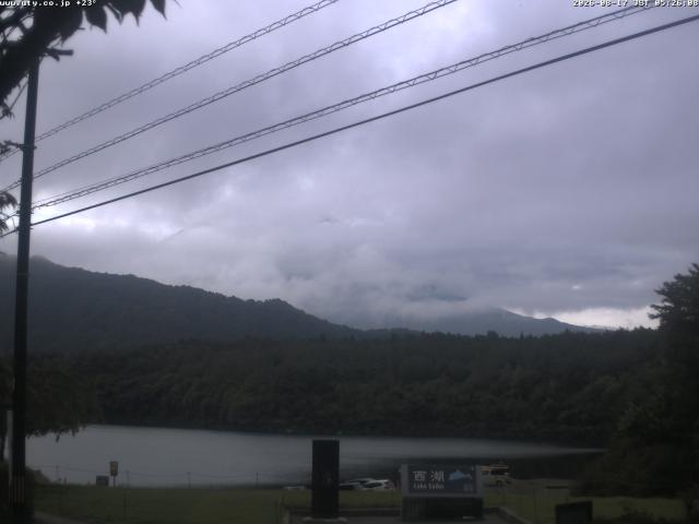 西湖からの富士山
