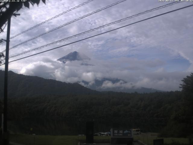 西湖からの富士山