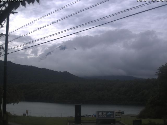 西湖からの富士山