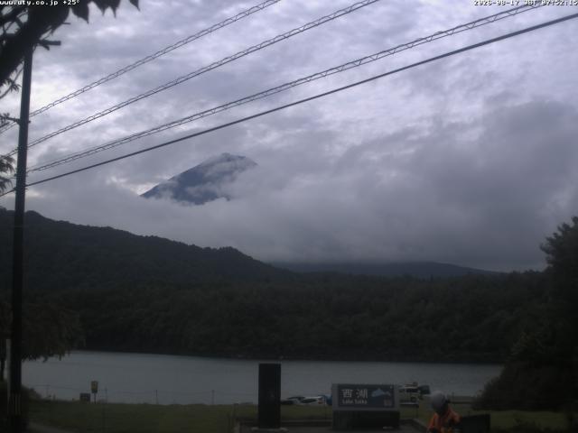 西湖からの富士山