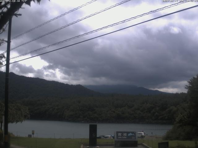 西湖からの富士山