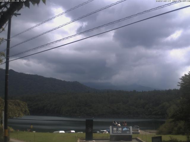 西湖からの富士山