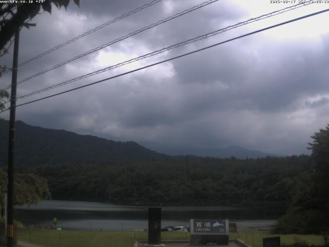 西湖からの富士山