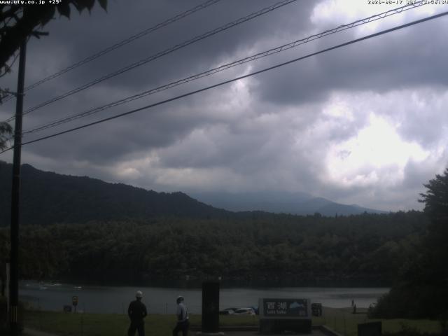 西湖からの富士山