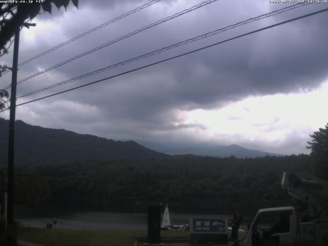 西湖からの富士山
