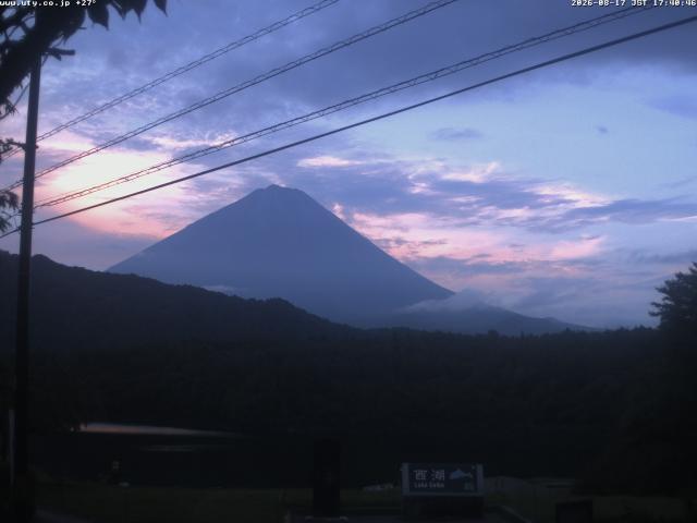 西湖からの富士山