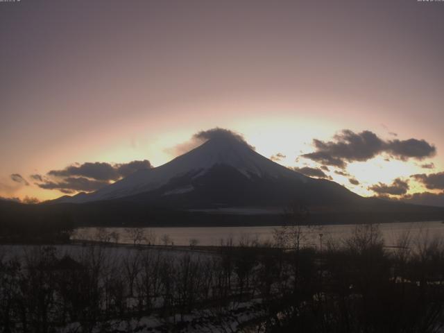 山中湖からの富士山