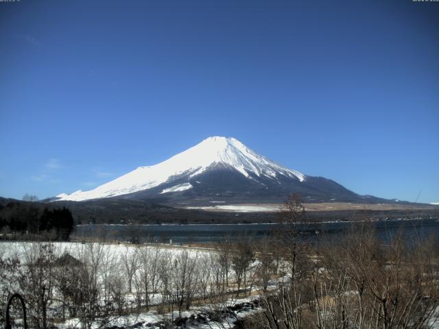 山中湖からの富士山