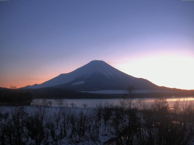 山中湖からの富士山