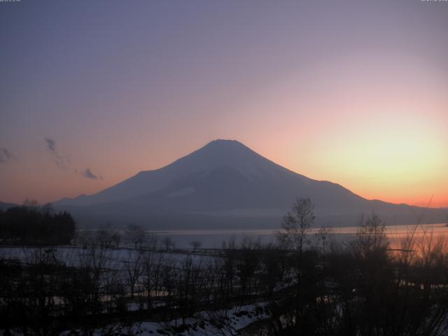 山中湖からの富士山