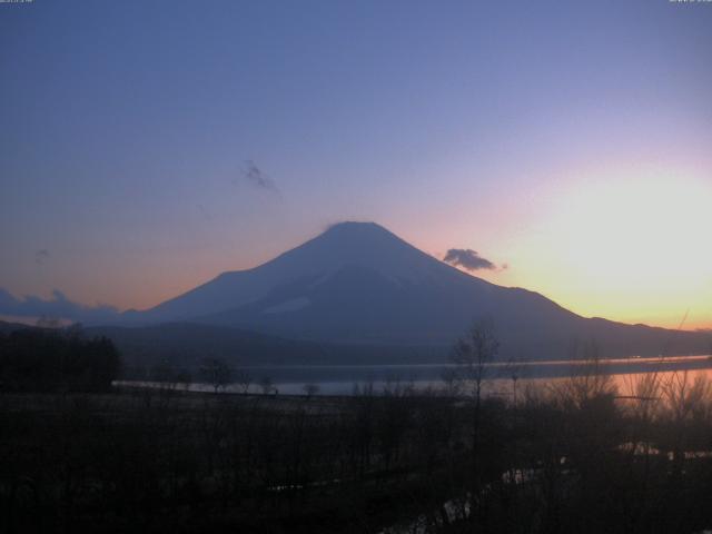 山中湖からの富士山