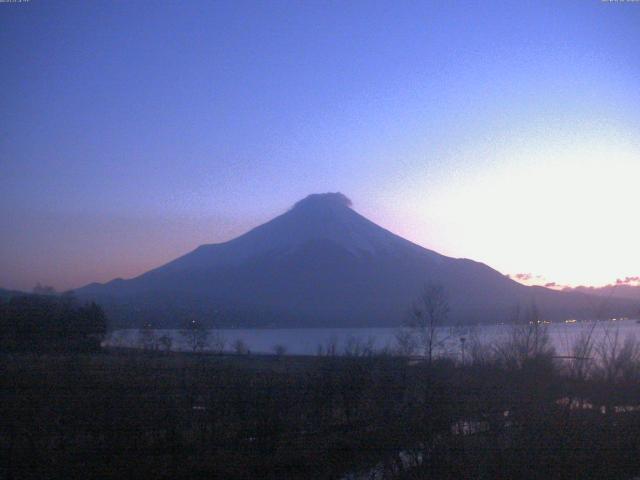 山中湖からの富士山