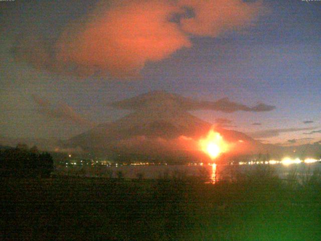 山中湖からの富士山
