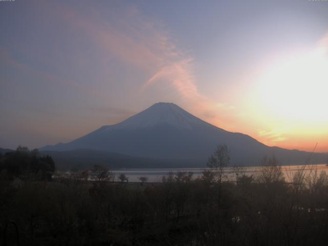 山中湖からの富士山