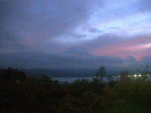 山中湖からの富士山