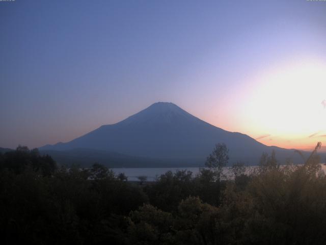 山中湖からの富士山