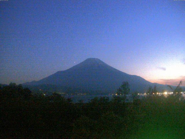 山中湖からの富士山