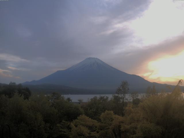 山中湖からの富士山