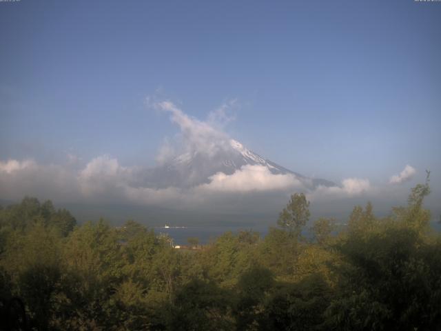 山中湖からの富士山