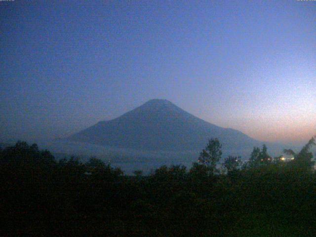 山中湖からの富士山