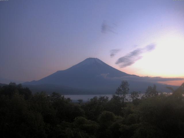 山中湖からの富士山