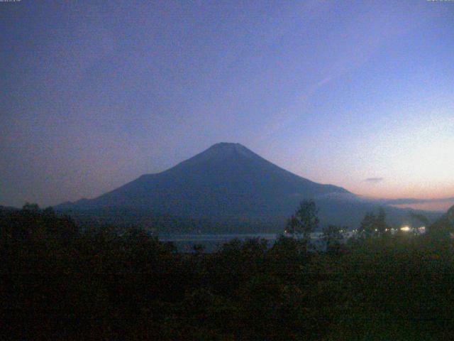 山中湖からの富士山