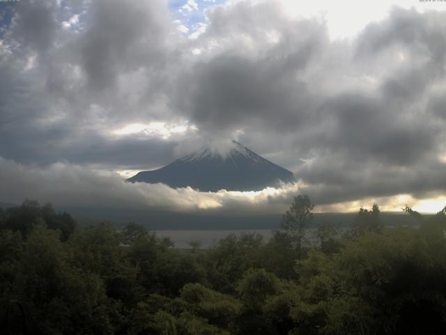 山中湖からの富士山