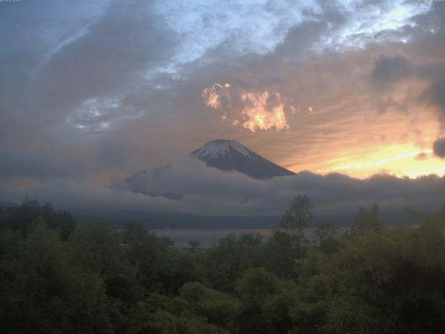 山中湖からの富士山