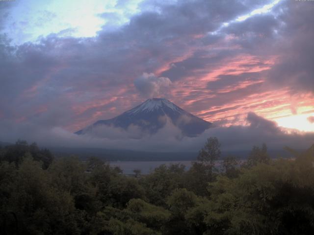 山中湖からの富士山
