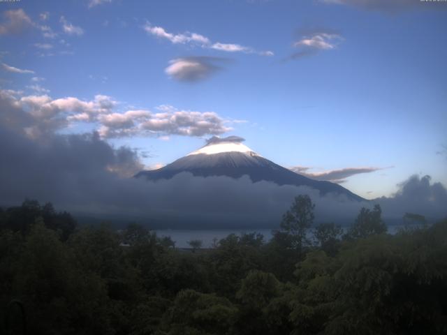 山中湖からの富士山