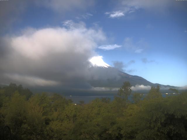 山中湖からの富士山