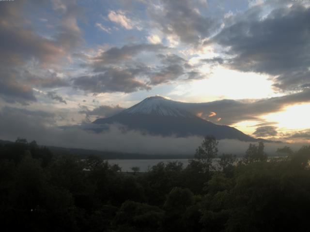 山中湖からの富士山