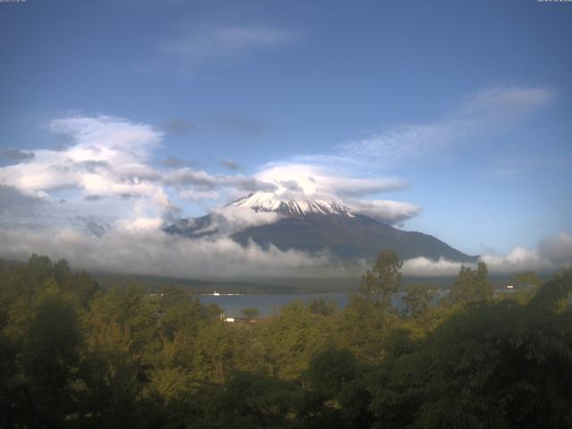山中湖からの富士山