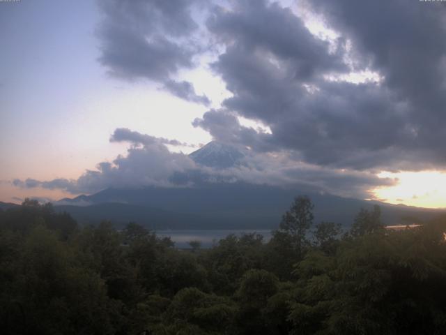 山中湖からの富士山