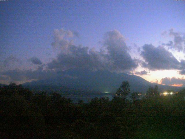 山中湖からの富士山