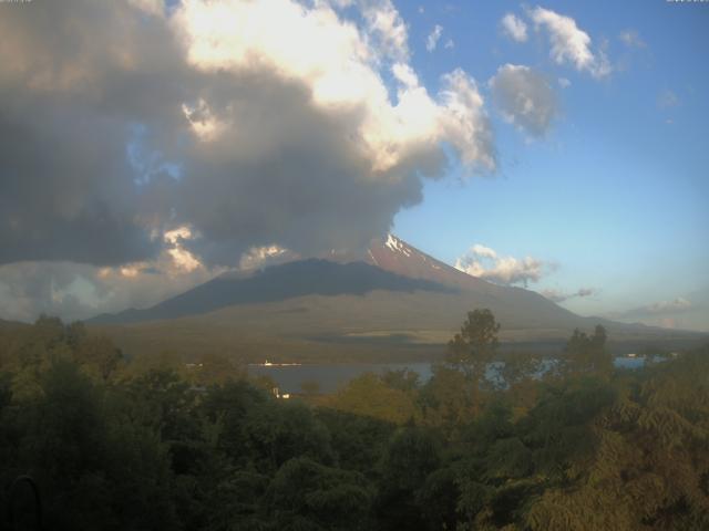 山中湖からの富士山