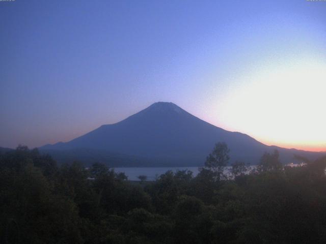 山中湖からの富士山