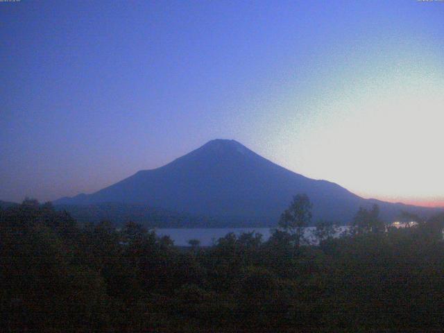 山中湖からの富士山